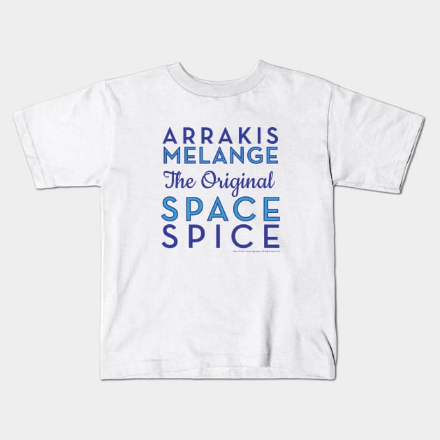 Arrakis Melange Space Spice Vintage Ad Dune Kids T-Shirt by Markadesign